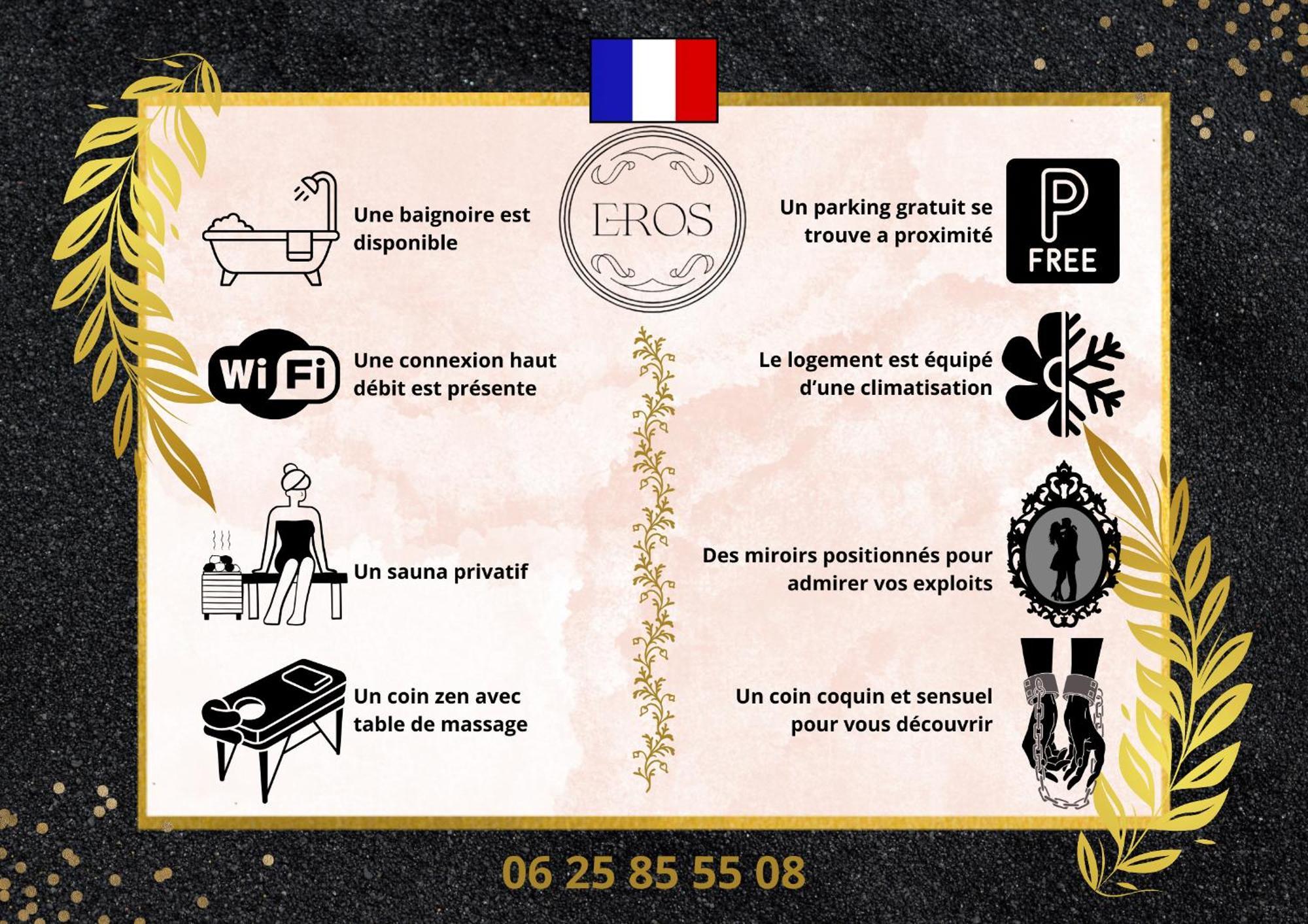 Eros Apartman Agde Kültér fotó